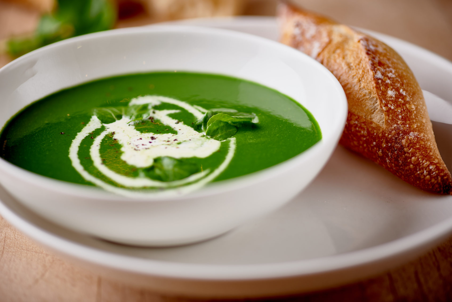 Watercress Soup With Jersey Royals