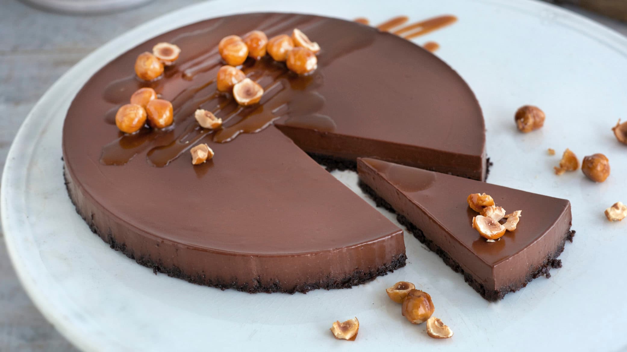 Reverse chocolate crumble - Step 1