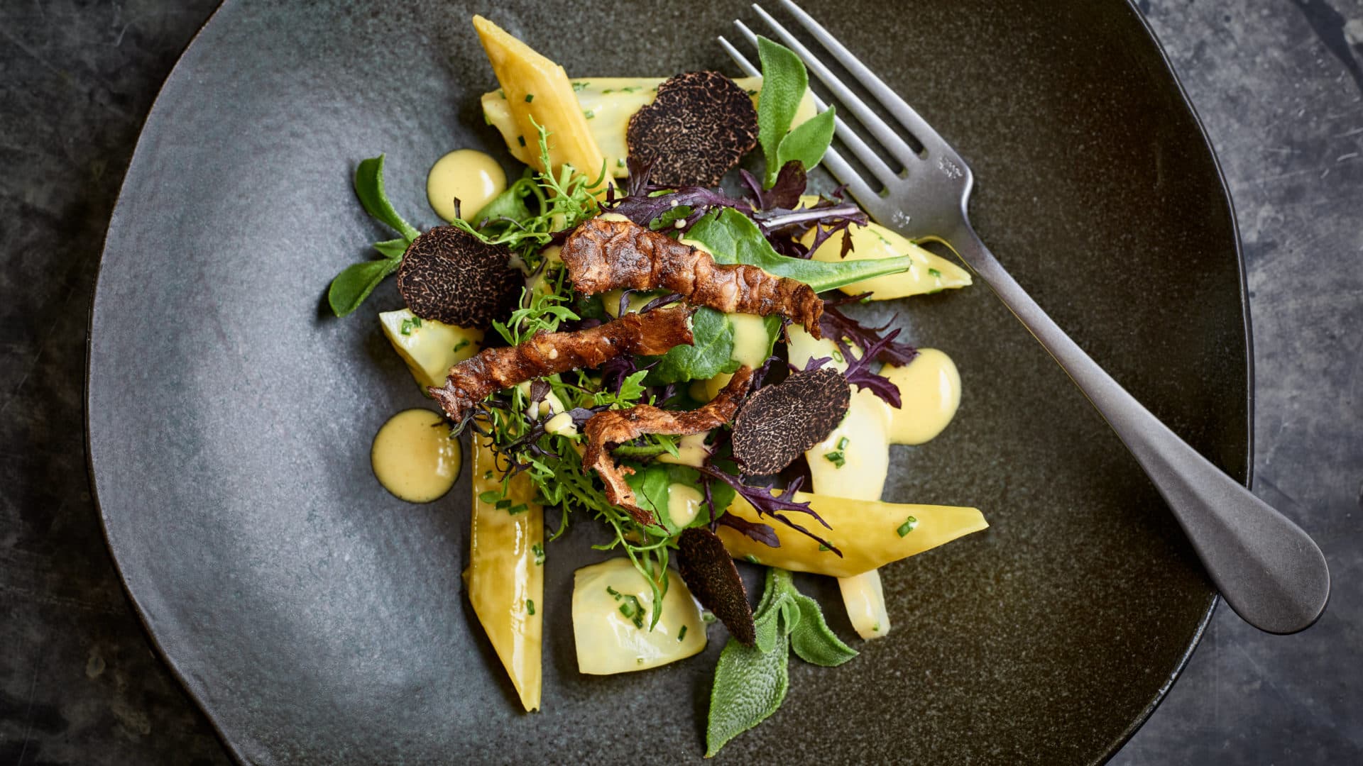 Jerusalem artichoke salad