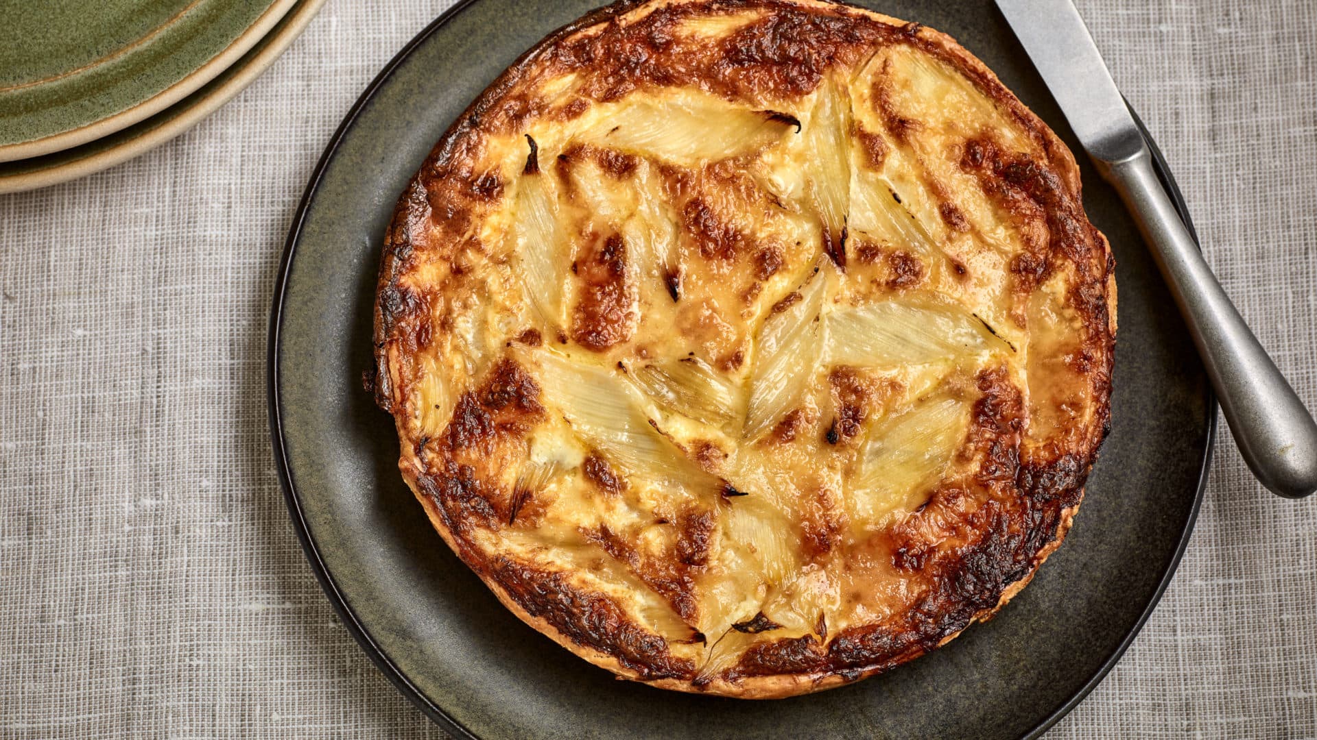 Comté cheese and chard tart - Step 1