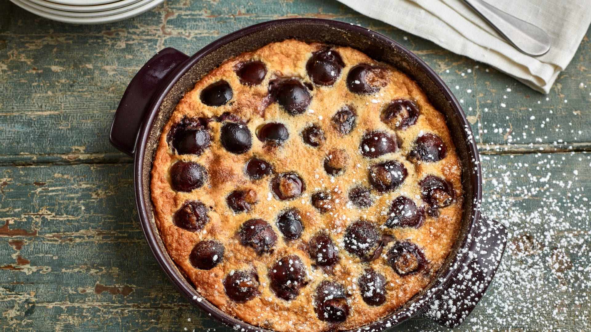Cherry clafoutis - Step 1
