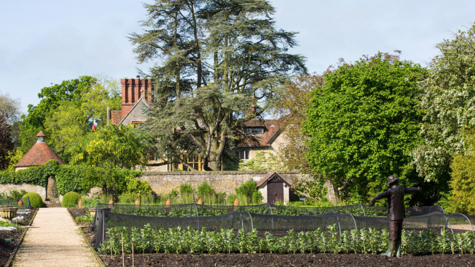 the vegetable garden at Belmond Le Manoir aux Quat&#039;Saisons