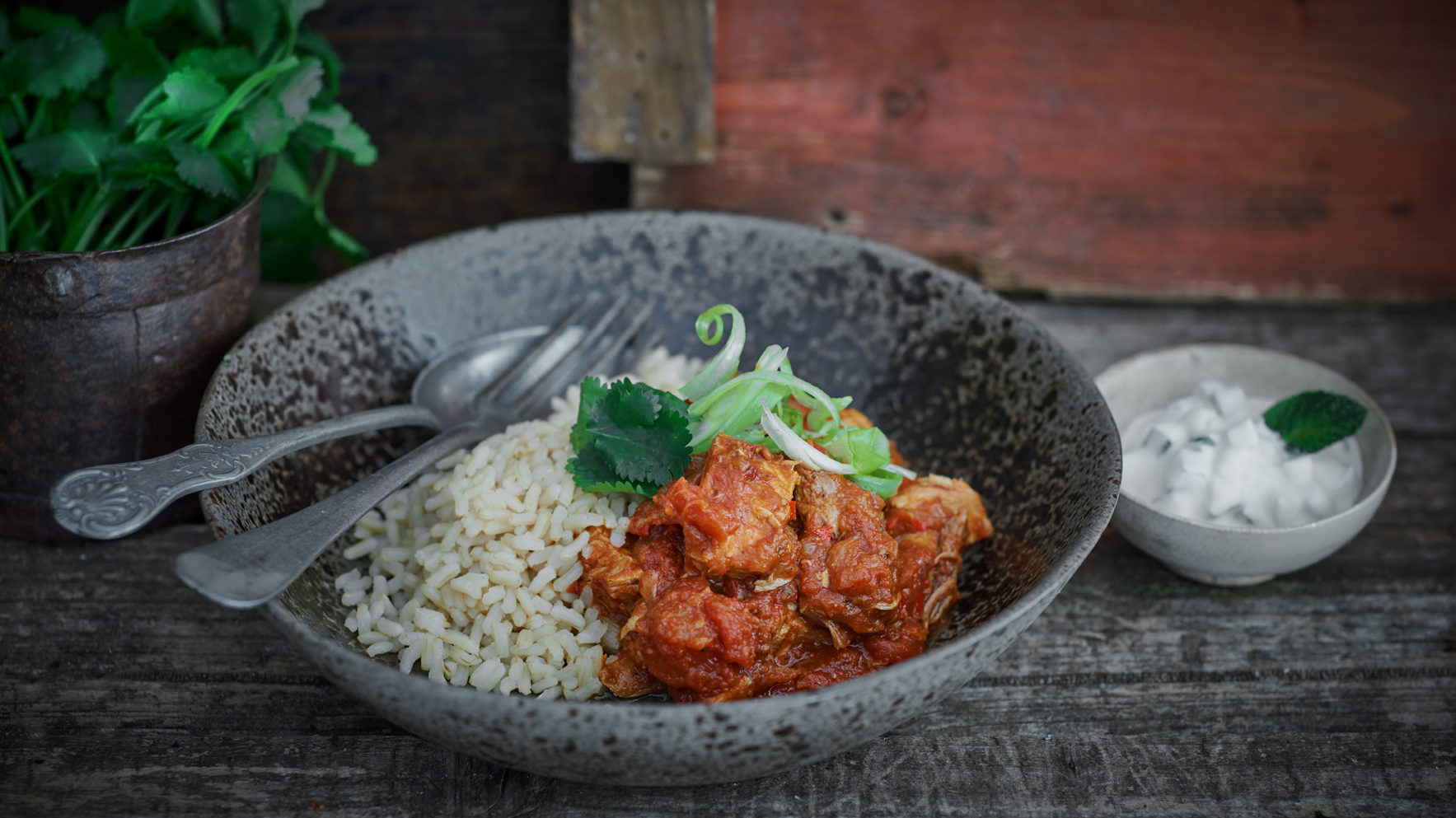 Leftover turkey curry