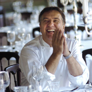 Raymond Blanc laughing